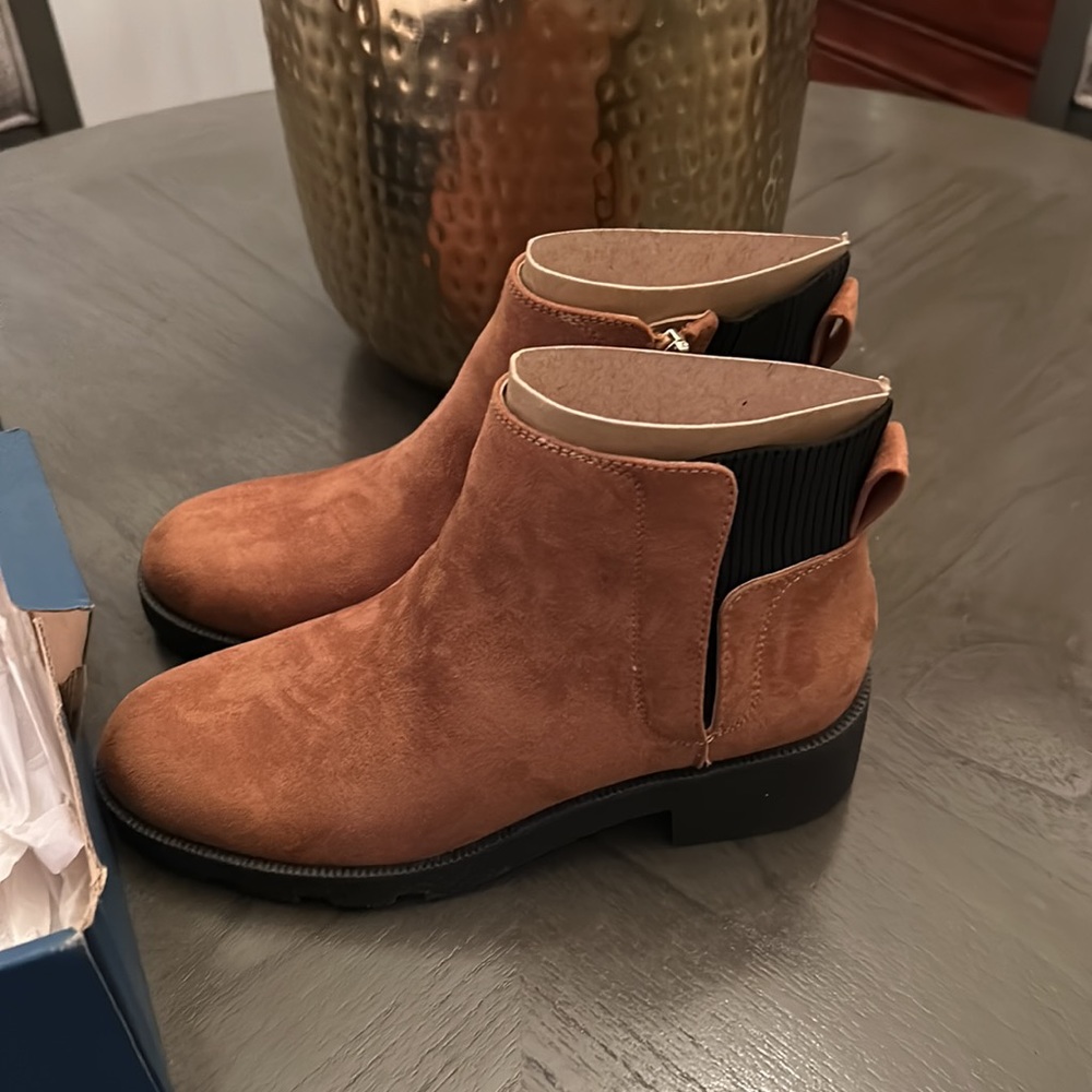 DR. SCHOLL'S SHOES TRIX WOMENS ANKLE BOOTS Size 7 - Picture 9 of 12